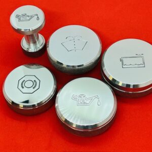 ALL 4 CAPS AND DIPSTICK PLUS ALL ITEMS ENGRAVED