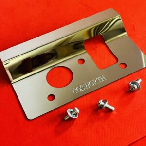 FORD SIERRA 3DR COSWORTH BONNET CATCH PLATE IN STAINLESS