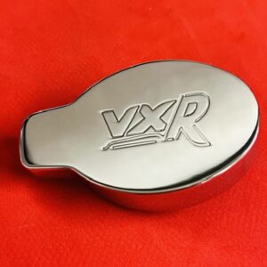 OVAL WASHER CAP WITH VXR LOGO.